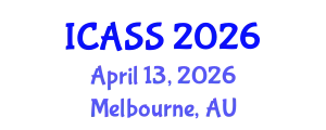 International Conference on Astronomy and Space Sciences (ICASS) April 13, 2026 - Melbourne, Australia