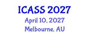 International Conference on Astronomy and Space Sciences (ICASS) April 10, 2027 - Melbourne, Australia