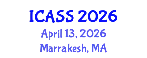 International Conference on Astronomy and Space Sciences (ICASS) April 13, 2026 - Marrakesh, Morocco