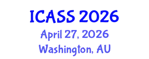 International Conference on Astronomy and Space Sciences (ICASS) April 27, 2026 - Washington, Australia