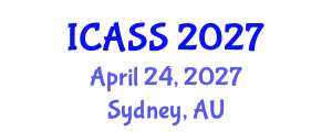 International Conference on Astronomy and Space Sciences (ICASS) April 24, 2027 - Sydney, Australia