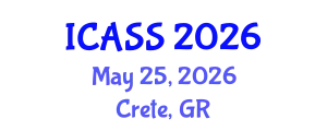 International Conference on Astronomy and Space Sciences (ICASS) May 25, 2026 - Crete, Greece