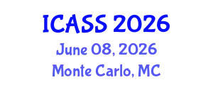 International Conference on Astronomy and Space Sciences (ICASS) June 08, 2026 - Monte Carlo, Monaco