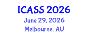International Conference on Astronomy and Space Sciences (ICASS) June 29, 2026 - Melbourne, Australia