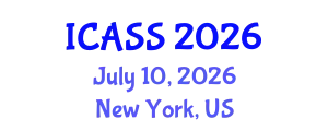 International Conference on Astronomy and Space Sciences (ICASS) July 10, 2026 - New York, United States