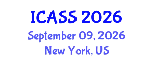 International Conference on Astronomy and Space Sciences (ICASS) September 09, 2026 - New York, United States