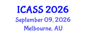 International Conference on Astronomy and Space Sciences (ICASS) September 09, 2026 - Melbourne, Australia