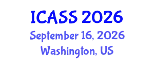 International Conference on Astronomy and Space Sciences (ICASS) September 16, 2026 - Washington, United States
