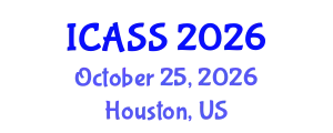 International Conference on Astronomy and Space Sciences (ICASS) October 25, 2026 - Houston, United States