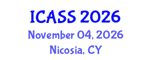 International Conference on Astronomy and Space Sciences (ICASS) November 04, 2026 - Nicosia, Cyprus