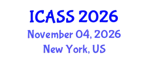 International Conference on Astronomy and Space Sciences (ICASS) November 04, 2026 - New York, United States