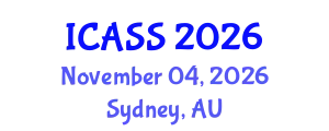 International Conference on Astronomy and Space Sciences (ICASS) November 04, 2026 - Sydney, Australia