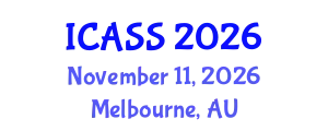 International Conference on Astronomy and Space Sciences (ICASS) November 11, 2026 - Melbourne, Australia