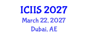 International Conference on Intelligent Information Systems (ICIIS) March 22, 2027 - Dubai, United Arab Emirates