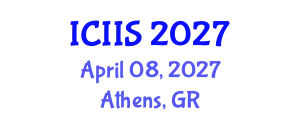 International Conference on Intelligent Information Systems (ICIIS) April 08, 2027 - Athens, Greece