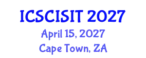 International Conference on Soft Computing, Intelligent Systems and Information Technology (ICSCISIT) April 15, 2027 - Cape Town, South Africa