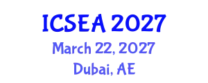International Conference on Software Engineering and Applications (ICSEA) March 22, 2027 - Dubai, United Arab Emirates