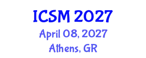 International Conference on Strategic Management (ICSM) April 08, 2027 - Athens, Greece