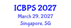 International Conference on Bioengineering and Pharmaceutical Sciences (ICBPS) March 29, 2027 - Singapore, Singapore