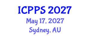 International Conference on Pharmacy and Pharmacological Sciences (ICPPS) May 17, 2027 - Sydney, Australia