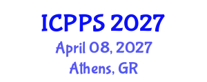 International Conference on Pharmacy and Pharmacological Sciences (ICPPS) April 08, 2027 - Athens, Greece