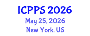 International Conference on Pharmacy and Pharmacological Sciences (ICPPS) May 25, 2026 - New York, United States