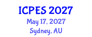 International Conference on Plant and Environmental Sciences (ICPES) May 17, 2027 - Sydney, Australia
