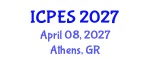 International Conference on Plant and Environmental Sciences (ICPES) April 08, 2027 - Athens, Greece