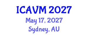 International Conference on Animal and Veterinary Medicine (ICAVM) May 17, 2027 - Sydney, Australia