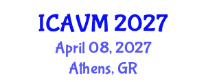 International Conference on Animal and Veterinary Medicine (ICAVM) April 08, 2027 - Athens, Greece