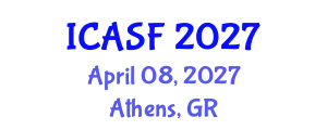 International Conference on Aquatic Sciences and Fisheries (ICASF) April 08, 2027 - Athens, Greece