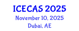 International Conference on Environment, Climate and Atmospheric Sciences (ICECAS) November 10, 2025 - Dubai, United Arab Emirates