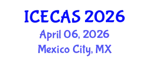 International Conference on Environment, Climate and Atmospheric Sciences (ICECAS) April 06, 2026 - Mexico City, Mexico
