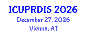 International Conference on Urban Planning, Regional Development and Information Society (ICUPRDIS) December 27, 2026 - Vienna, Austria