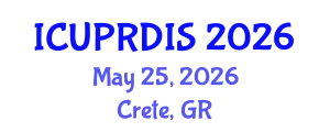 International Conference on Urban Planning, Regional Development and Information Society (ICUPRDIS) May 25, 2026 - Crete, Greece