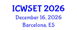International Conference on Women in Science, Engineering and Technology (ICWSET) December 16, 2026 - Barcelona, Spain