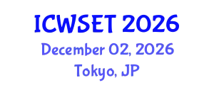 International Conference on Women in Science, Engineering and Technology (ICWSET) December 02, 2026 - Tokyo, Japan