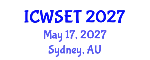 International Conference on Women in Science, Engineering and Technology (ICWSET) May 17, 2027 - Sydney, Australia