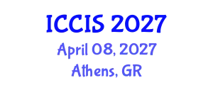 International Conference on Computer and Information Sciences (ICCIS) April 08, 2027 - Athens, Greece