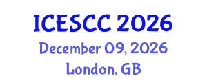 International Conference on Earth Science and Climate Change (ICESCC) December 09, 2026 - London, United Kingdom