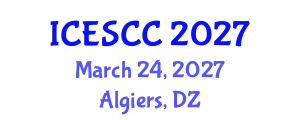 International Conference on Earth Science and Climate Change (ICESCC) March 24, 2027 - Algiers, Algeria