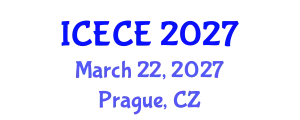 International Conference on Electronics and Communication Engineering (ICECE) March 22, 2027 - Prague, Czechia