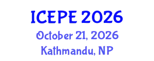 International Conference on Electronics and Power Engineering (ICEPE) October 21, 2026 - Kathmandu, Nepal