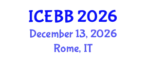 International Conference on Emerging Biosensors and Biotechnology (ICEBB) December 13, 2026 - Rome, Italy