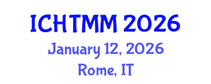 International Conference on Hospitality, Tourism Marketing and Management (ICHTMM) January 12, 2026 - Rome, Italy