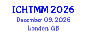 International Conference on Hospitality, Tourism Marketing and Management (ICHTMM) December 09, 2026 - London, United Kingdom