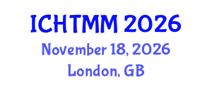International Conference on Hospitality, Tourism Marketing and Management (ICHTMM) November 18, 2026 - London, United Kingdom