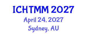 International Conference on Hospitality, Tourism Marketing and Management (ICHTMM) April 24, 2027 - Sydney, Australia