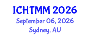 International Conference on Hospitality, Tourism Marketing and Management (ICHTMM) September 06, 2026 - Sydney, Australia