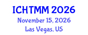 International Conference on Hospitality, Tourism Marketing and Management (ICHTMM) November 15, 2026 - Las Vegas, United States